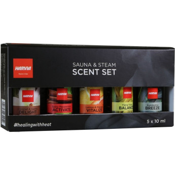 Ароматизаторы для сауны HARVIA набор 5х10мл